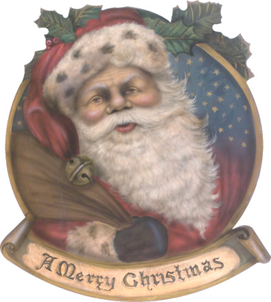 Merry Christmas Disk (16209,16210) - Bonnies Boardwalk Originals from Cottages and Gardens