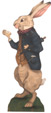 Rabbit With Watch - An Easter Decoration & Rabbit Display from Cottages and Gardens