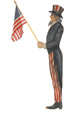 Uncle Sam With Flag - A Patriotic Decoration & Display from Cottages and Gardens