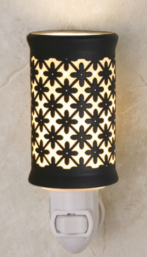 Seville Silhouette Night Light - A 360 Degrees Etched Translucent Porcelain Lithophane Night Light from Cottages and Gardens / The Porcelain Garden