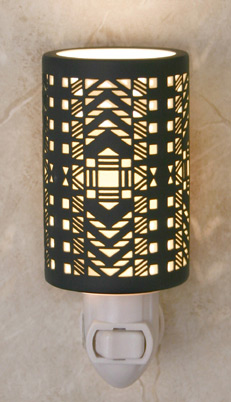 Seville Silhouette Night Light - A 360 Degrees Etched Translucent Porcelain Lithophane Night Light from Cottages and Gardens / The Porcelain Garden
