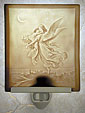 Porcelain Garden  - Porcelain Lithophane Night Lights (Guardian Angel)